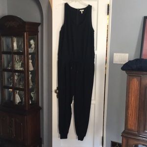 Sleeveless Crepe Jumpsuit